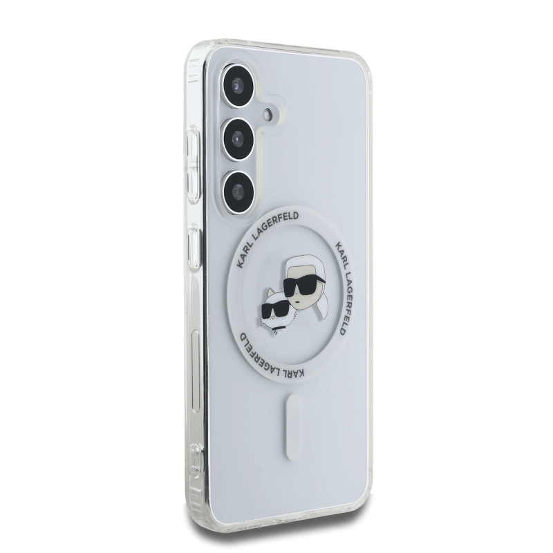 Karl Lagerfeld IML K&CH heads MagSafe hátlap Samsung Galaxy S25+ átlátszó