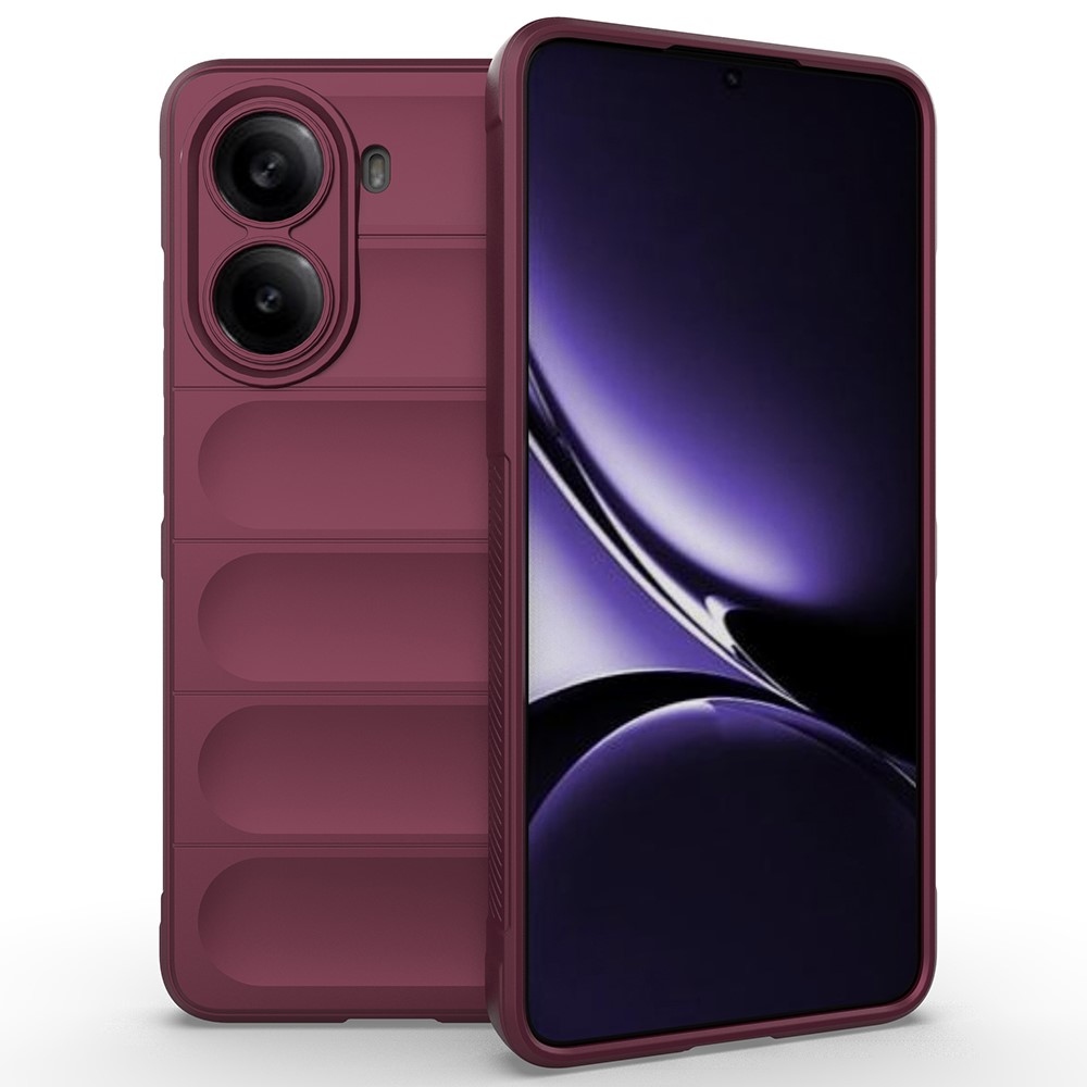 Rugg tartós zselés tok Xiaomi Poco X7 Pro 5G - bordó színben