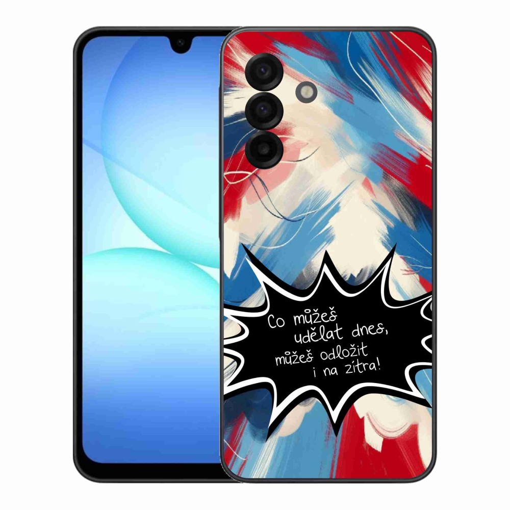 Gél borító mmCase Samsung Galaxy A17 4G/5G - vicces szöveg 9 fekete háttér