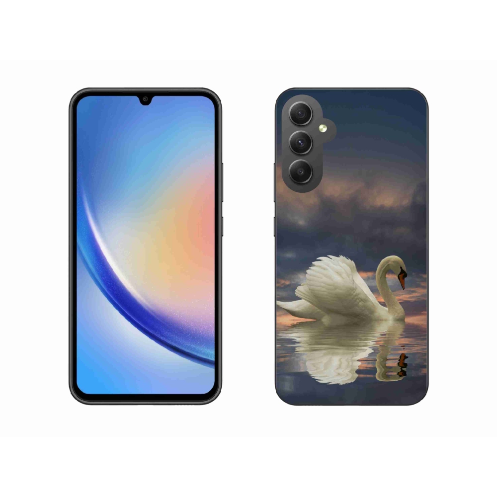 Gél védőhuzat mmCase Samsung Galaxy A34 5G - hattyú