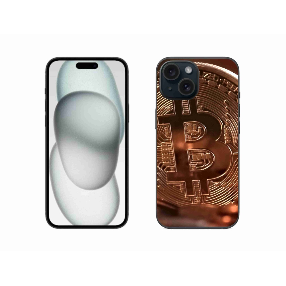 Gél borítás mmCase iPhone 15 készülékhez - bitcoin