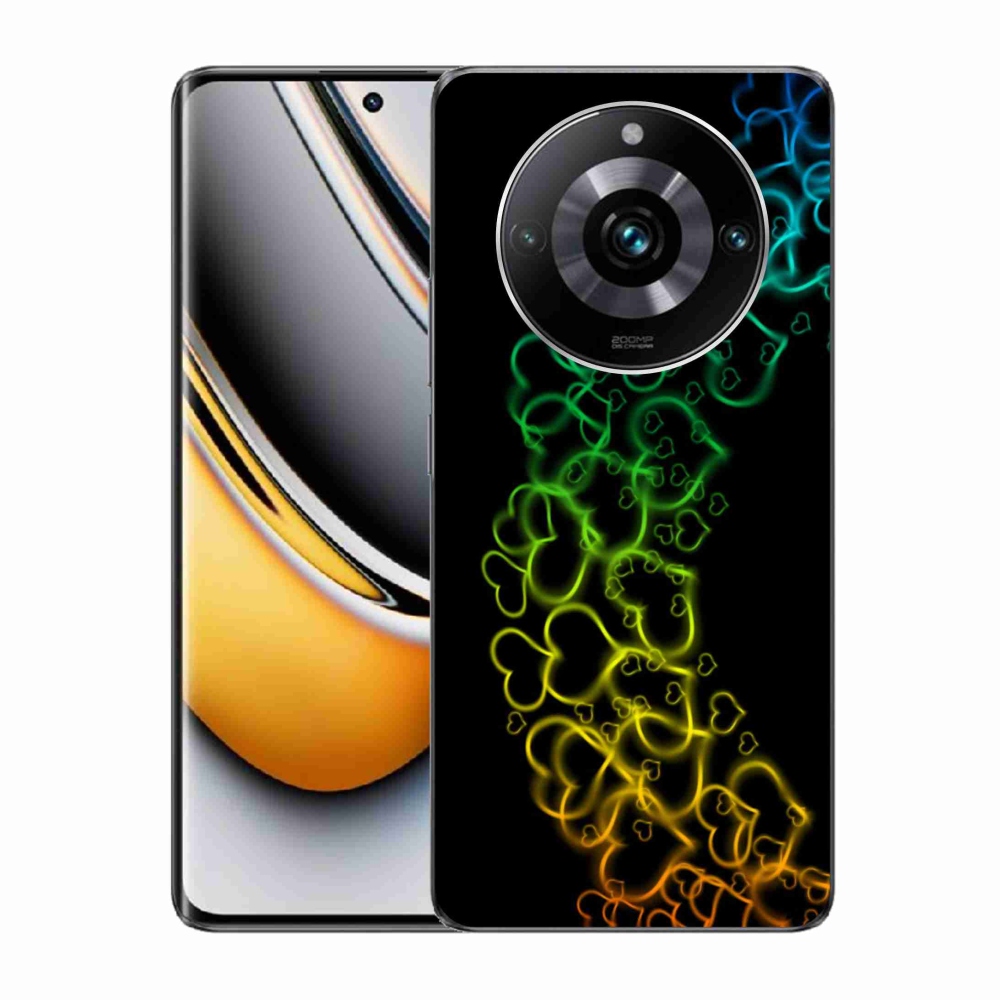 Zselés borítás mmCase a Realme 11 Pro/11 Pro+ készülékhez - színes szívek