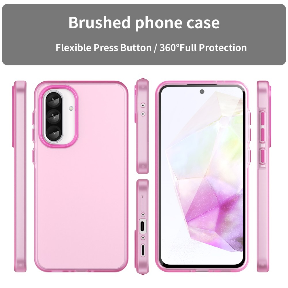 Candys matt zselés tok Samsung Galaxy A36 5G/A56 5G - rózsaszínű