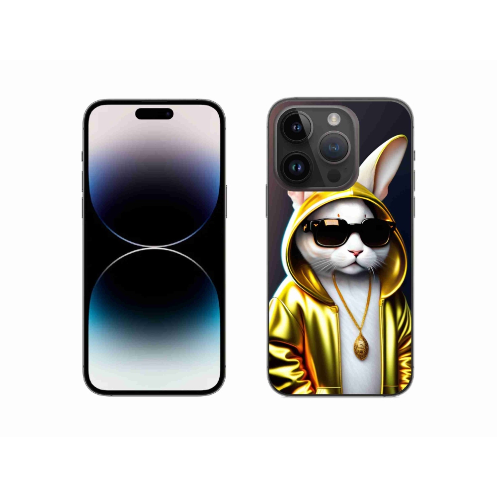 Zselés borítás mmCase iPhone 14 Pro készülékhez - cat boss
