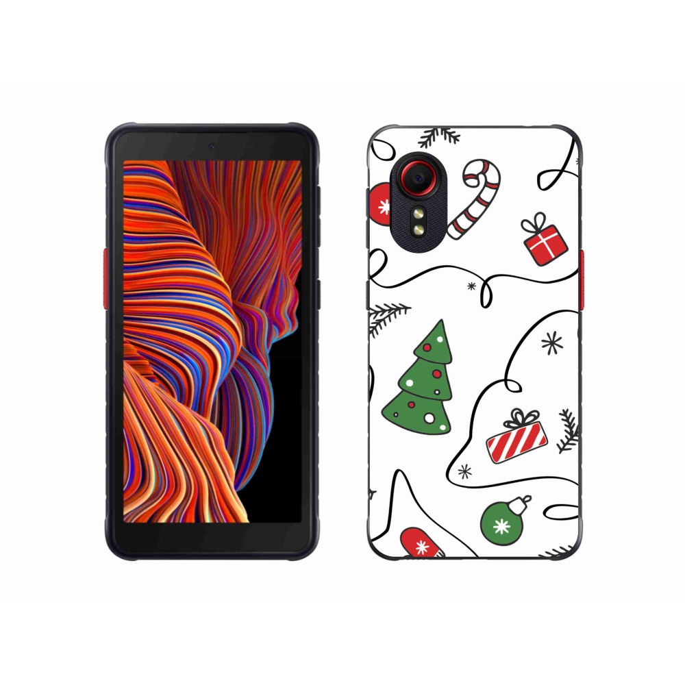 Gél borító mmCase Samsung Galaxy Xcover 5 készülékhez - karácsonyi motívumok