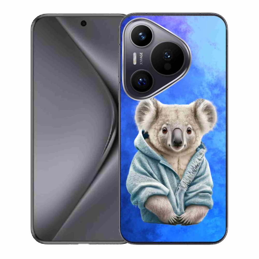 Gél borító mmCase a Huawei Pura 70 készülékhez - koala pulóverben