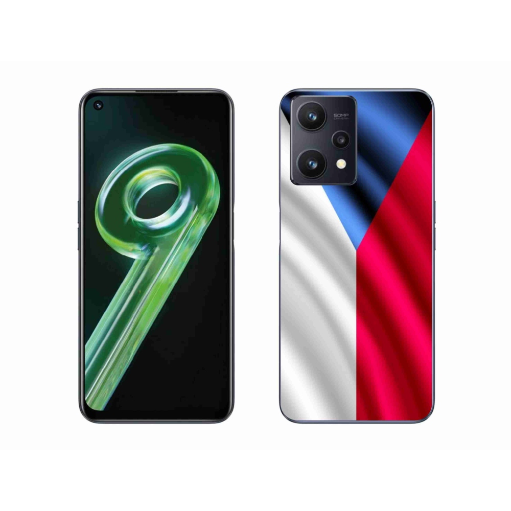 Gél borítás mmCase a Realme 9 5G számára - cseh zászló