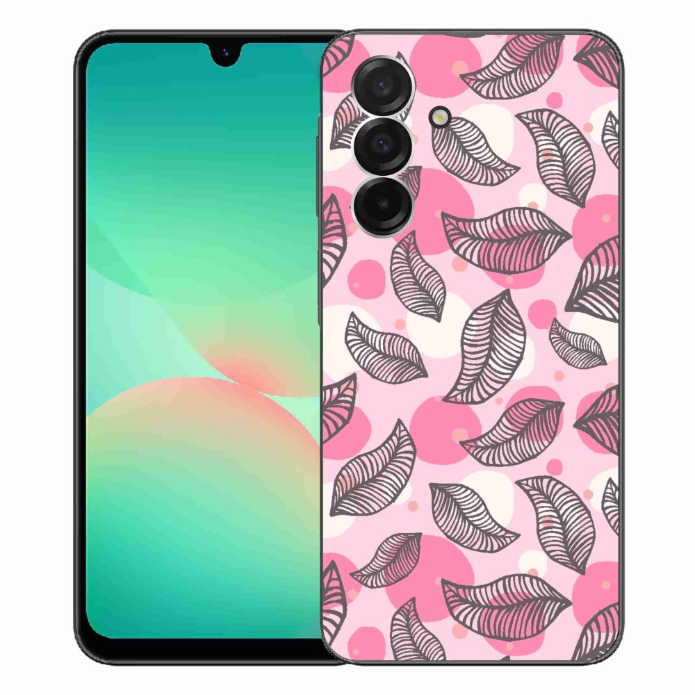 Gél borítás mmCase Samsung Galaxy A26 5G - rajzfilmes hulló levelek