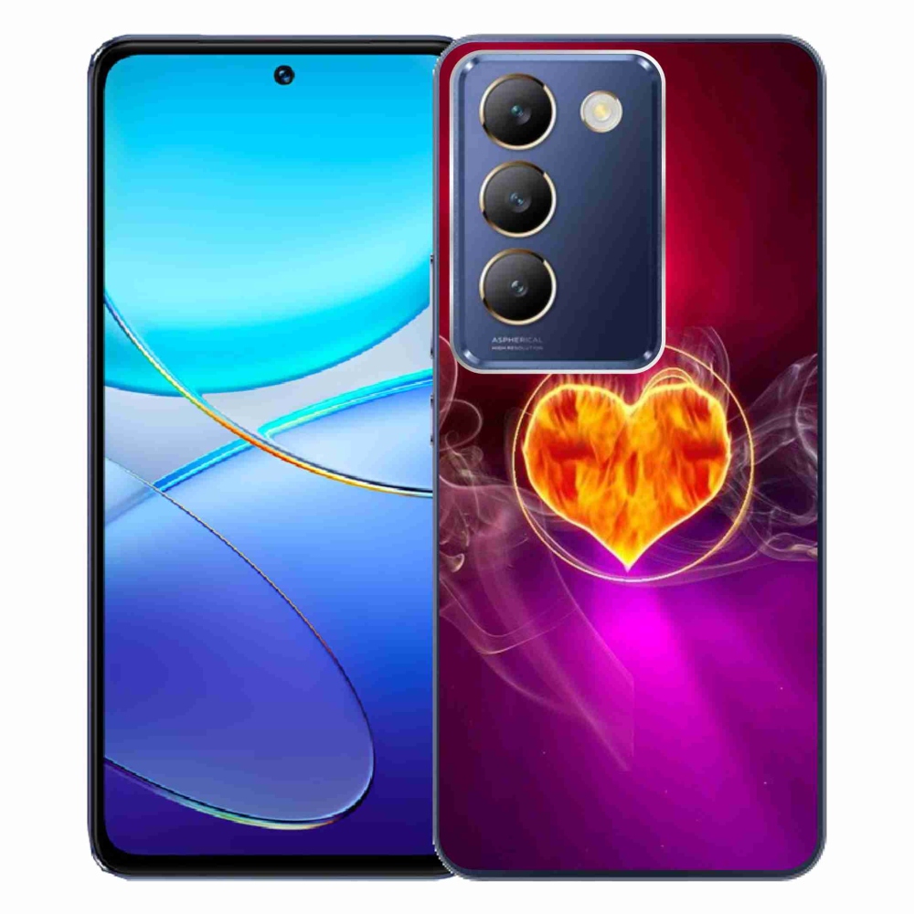 Gél borítás mmCase a Vivo V40 SE 4G/5G készülékhez - tüzes szív