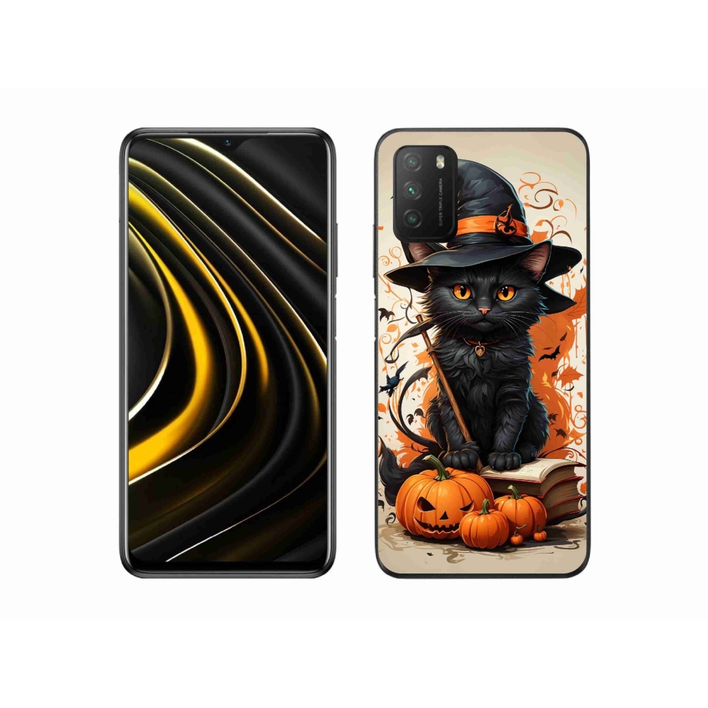 Gél borítás mmCase a Xiaomi Poco M3-hoz - macska varázsló
