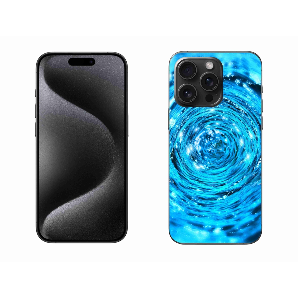 Gél borítás mmCase iPhone 15 Pro Max készülékhez - Water Swirl
