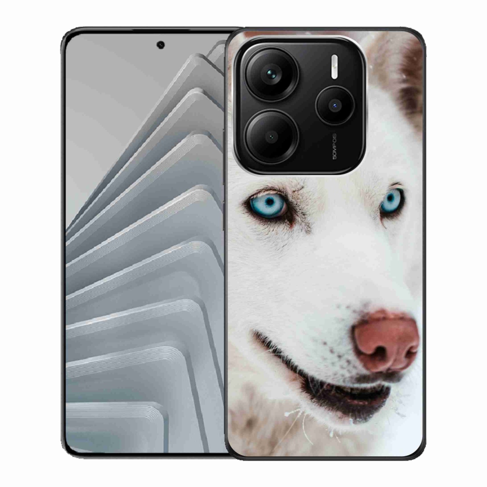 Gél borítás mmCase a Xiaomi Redmi Note 14 5G-hez - kutyaszemmel nézve