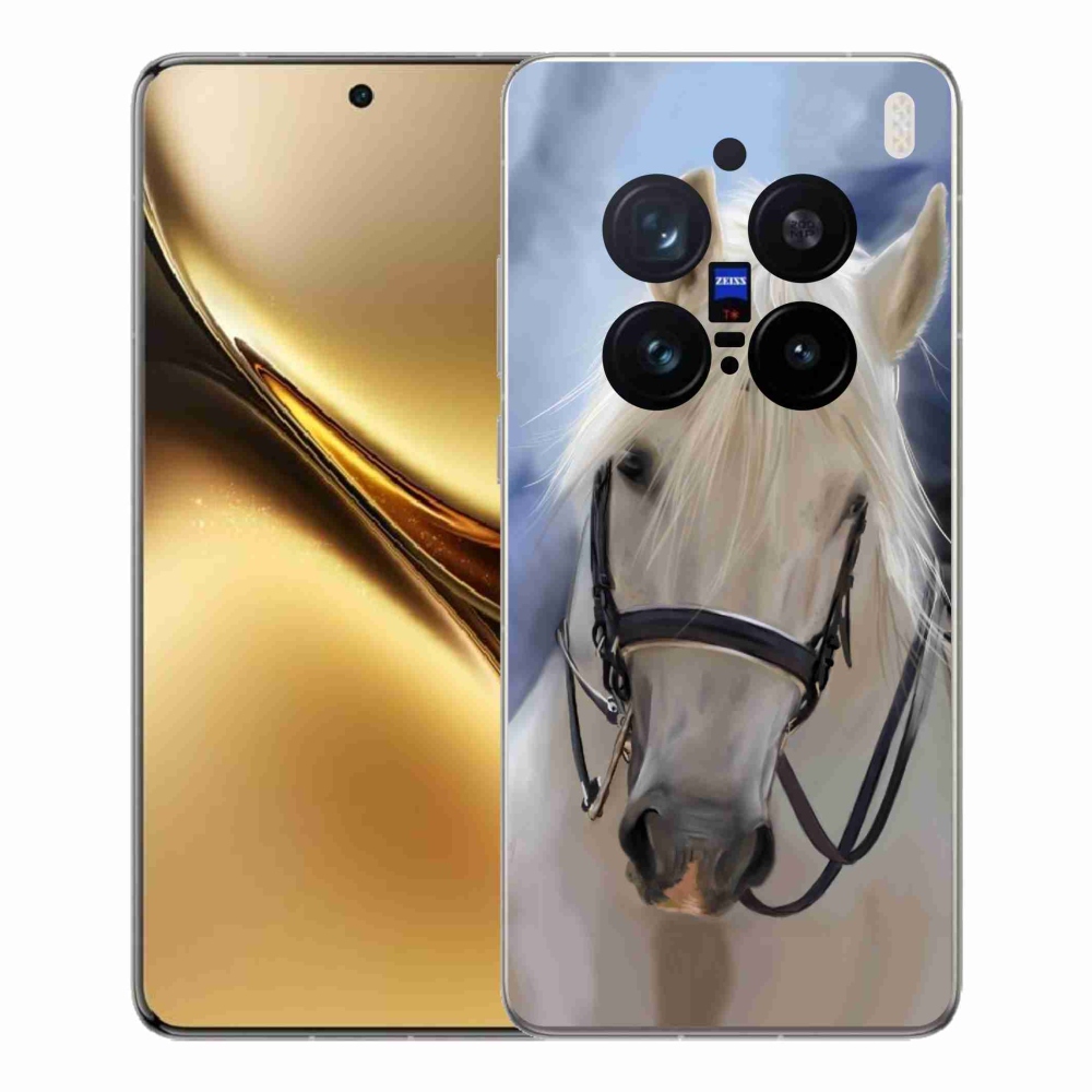 Zselés borítás mmCase a Vivo X200 Pro 5G készülékhez - fehér ló