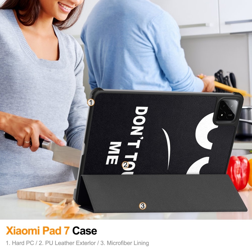 Patty intelligens pozicionáló tok a Xiaomi Pad 7/7 Pro tablethez - ne érintse meg