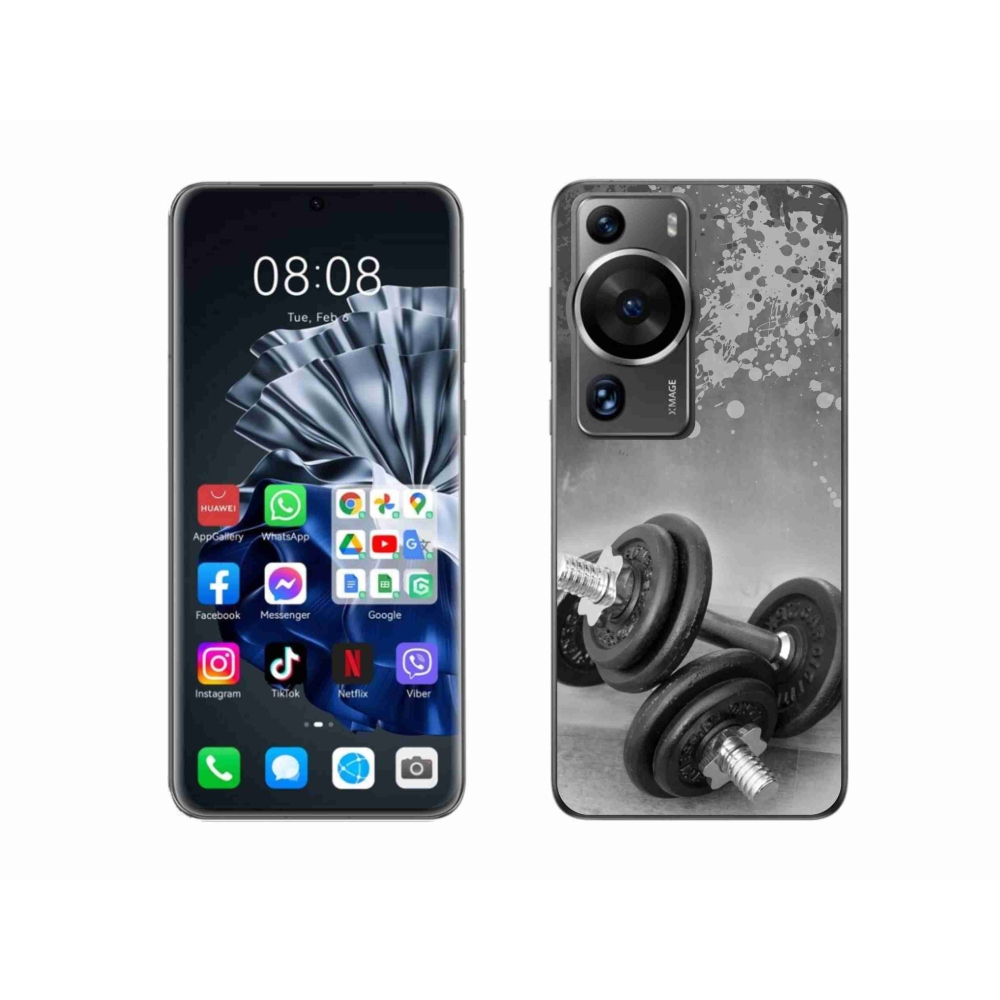 Zselés borítás mmCase a Huawei P60 Pro készülékhez - súlyzók 1