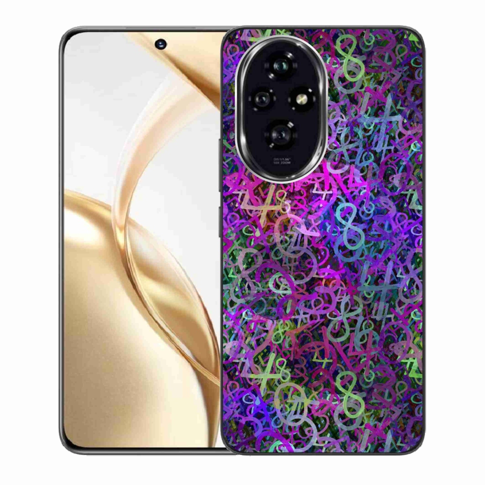 Zselés borító mmCase a Honor 200 5G számára - absztrakt motívum 25