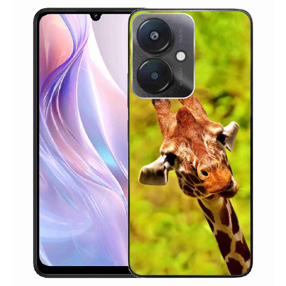 Gél borítás mmCase a Xiaomi Redmi 13C 5G-hez - zsiráf