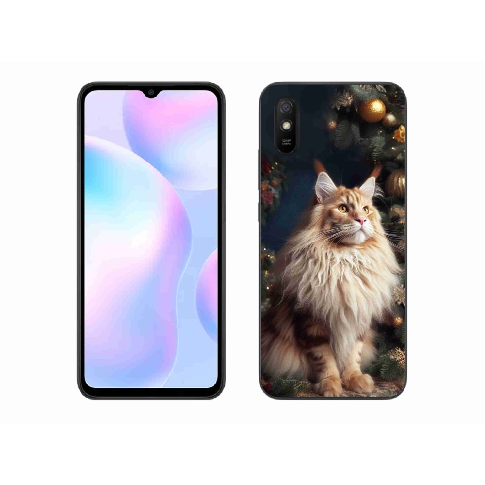 Gél borítás mmCase a Xiaomi Redmi 9A számára - macska a fánál