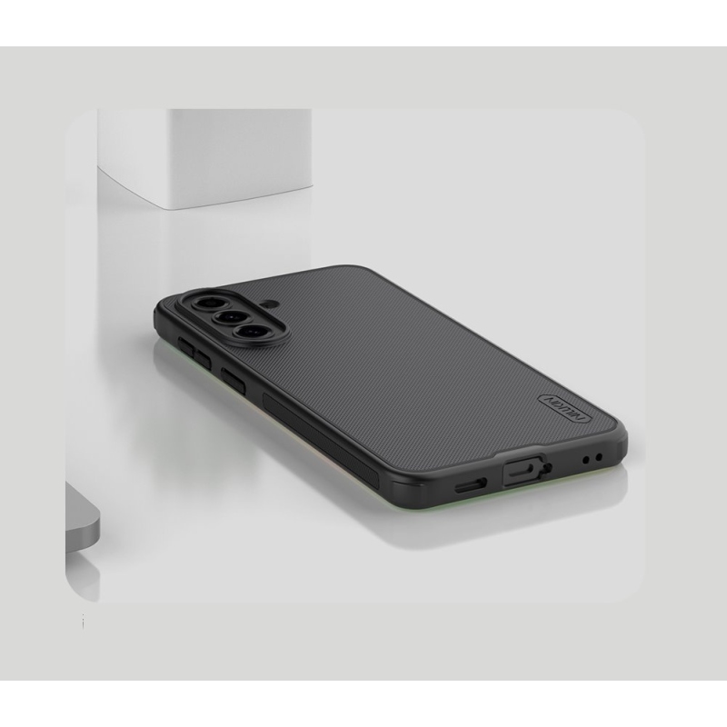 Nillkin Super Frosted PRO mágneses hátlap a Samsung Galaxy A57 készülékhez Fekete