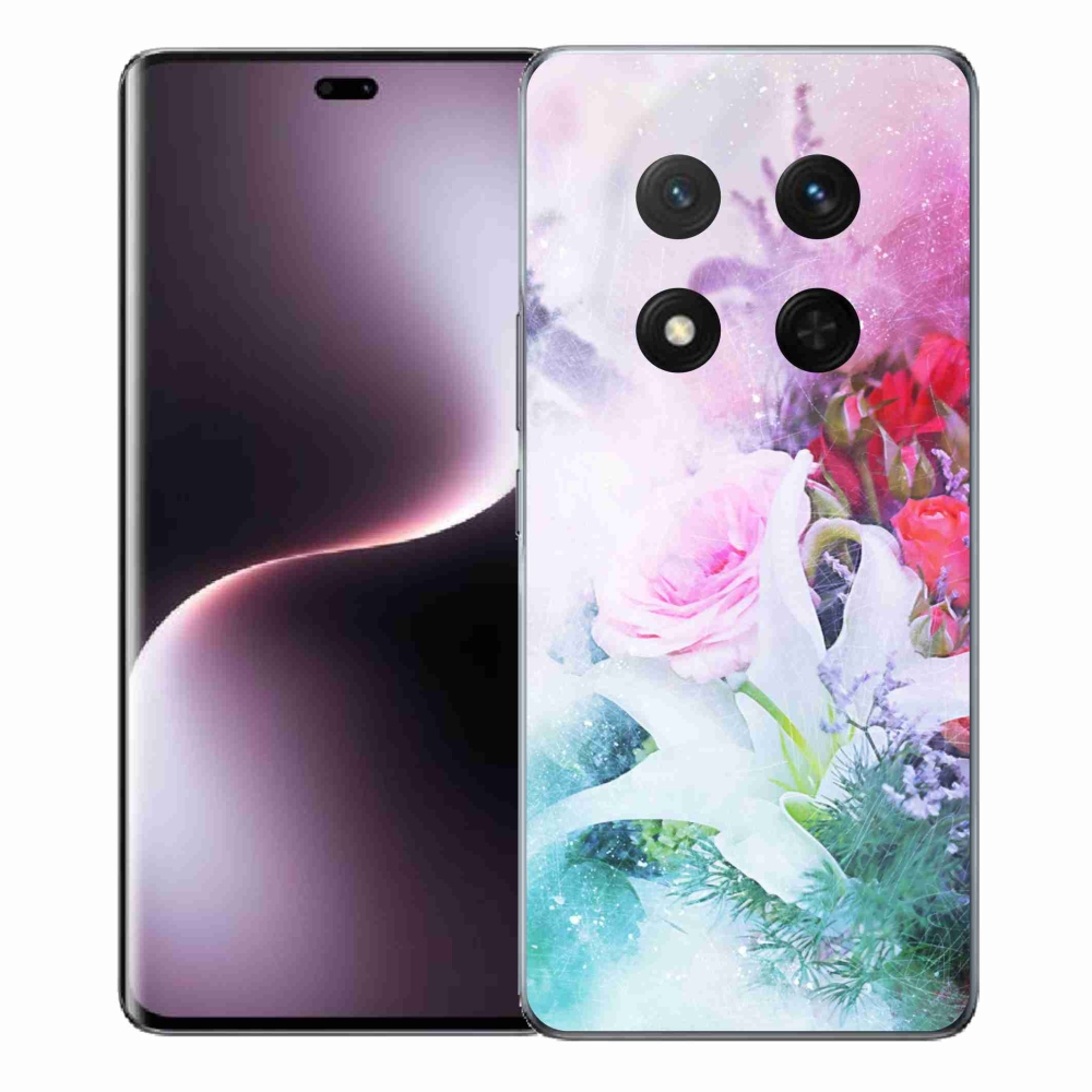 Gél borítás mmCase a Honor Magic 7 Lite 5G számára - virágok 4