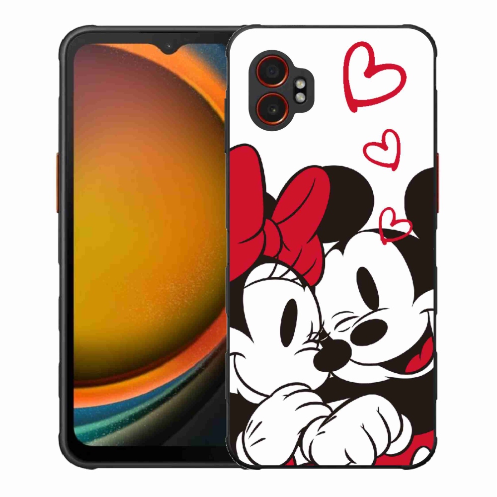 Zselés borítás mmCase Samsung Galaxy Xcover 7 Pro - minnie és mickey