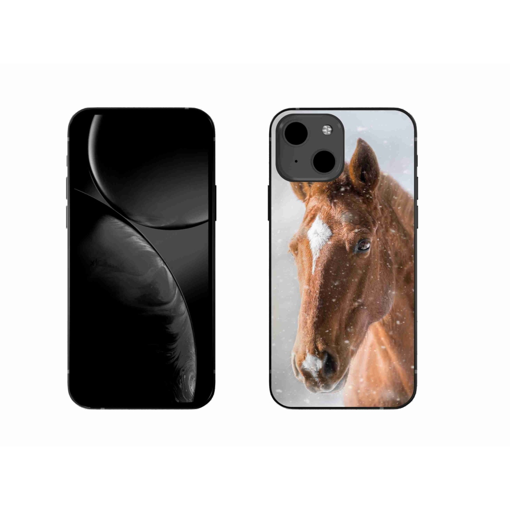Zselés borítás mmCase iPhone 13-hoz - barna ló 2