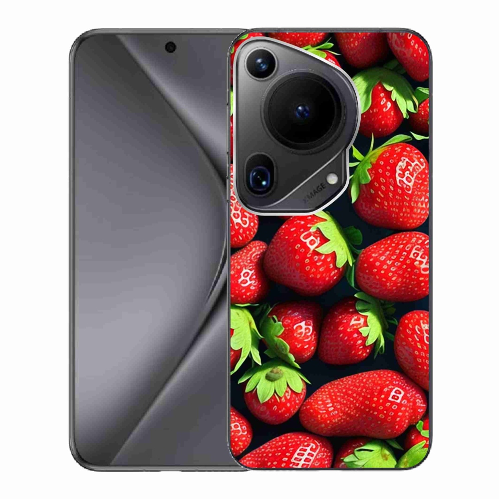 Zselés borítás mmCase a Huawei Pura 70 Ultra készülékhez - eper