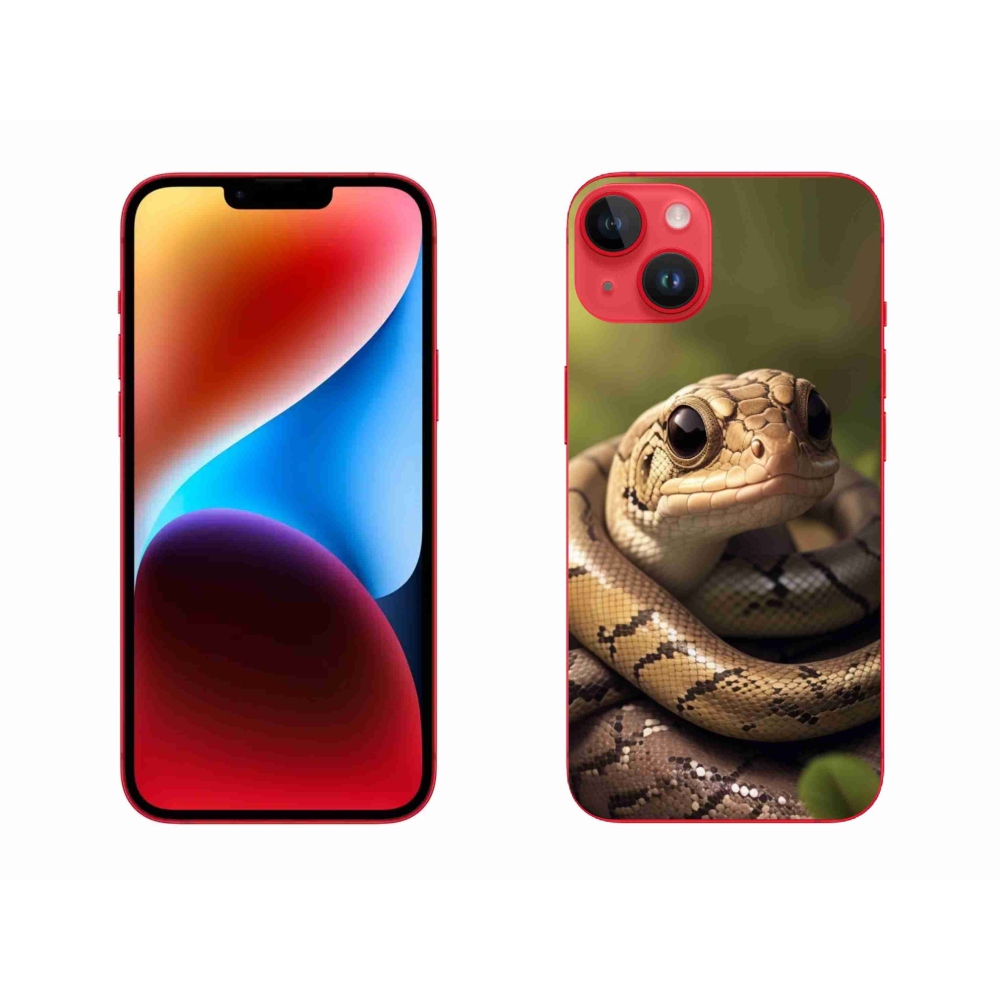 Zselés borítás mmCase iPhone 14 Plus készülékhez - kígyó 1