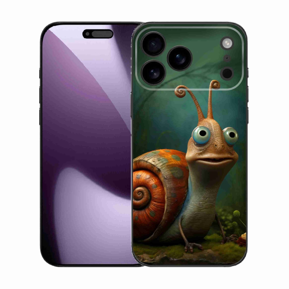 Zselés borítás mmCase iPhone 17 Pro Max készülékhez - csiga