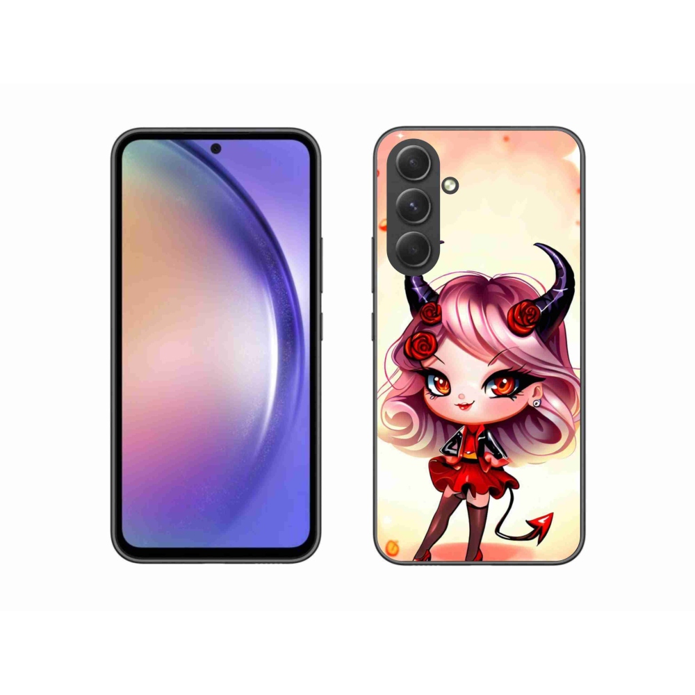 Zselés borítás mmCase Samsung Galaxy A54 5G - rajzfilm ördög
