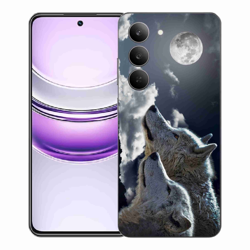 Gél borítás mmCase a Realme 14x 5G készülékhez - farkasok