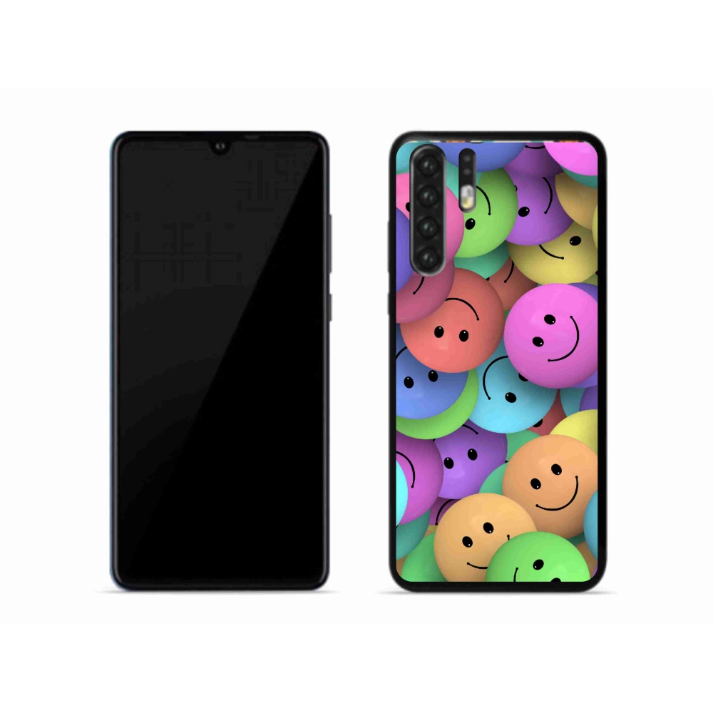 Gél borítás mmCase a Huawei P30 Pro készülékhez - színes smiley-k