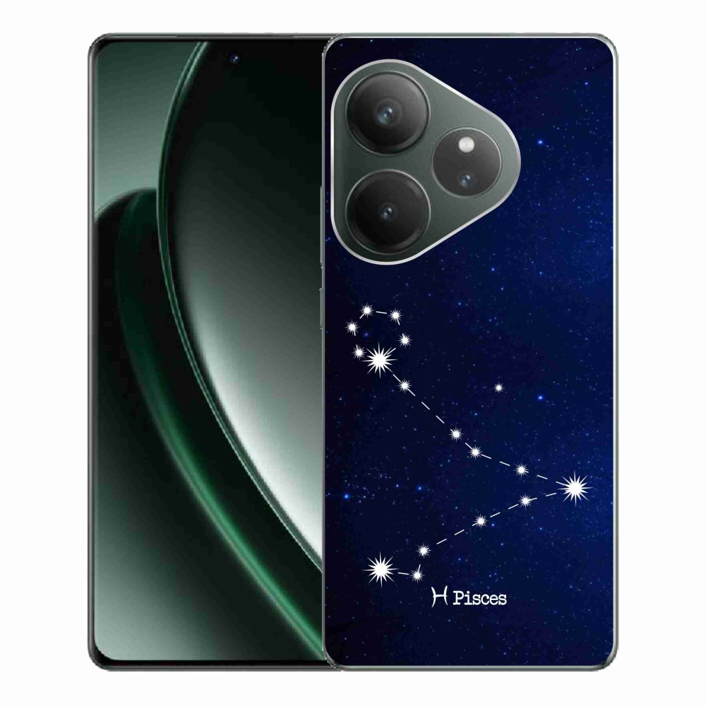 Gél borítás mmCase a Realme GT 6 5G/GT 6T 5G - csillagkép Halak számára