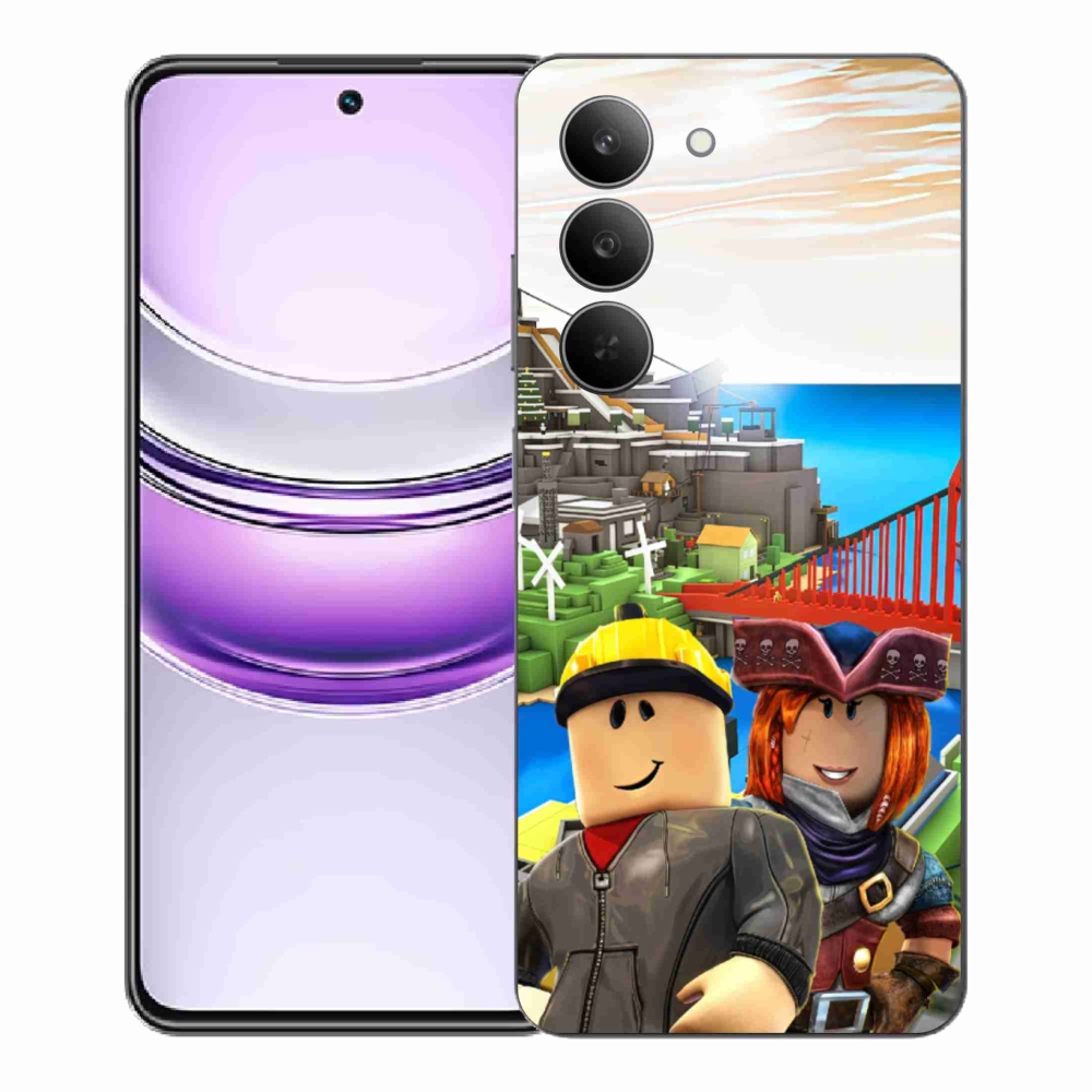 Gél borító mmCase a Realme 14x 5G készülékhez - roblox 1