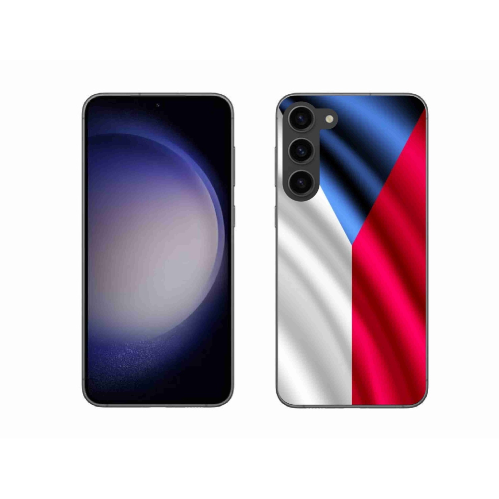 Gél védőhuzat mmCase Samsung Galaxy S23+ 5G - cseh zászlóhoz