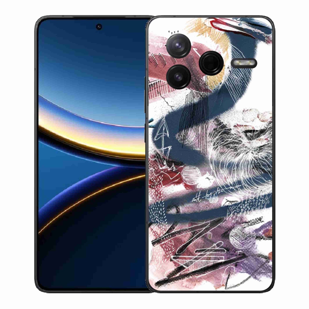 Gél borítás mmCase a Xiaomi Poco F7 Pro számára - absztrakt motívum 28