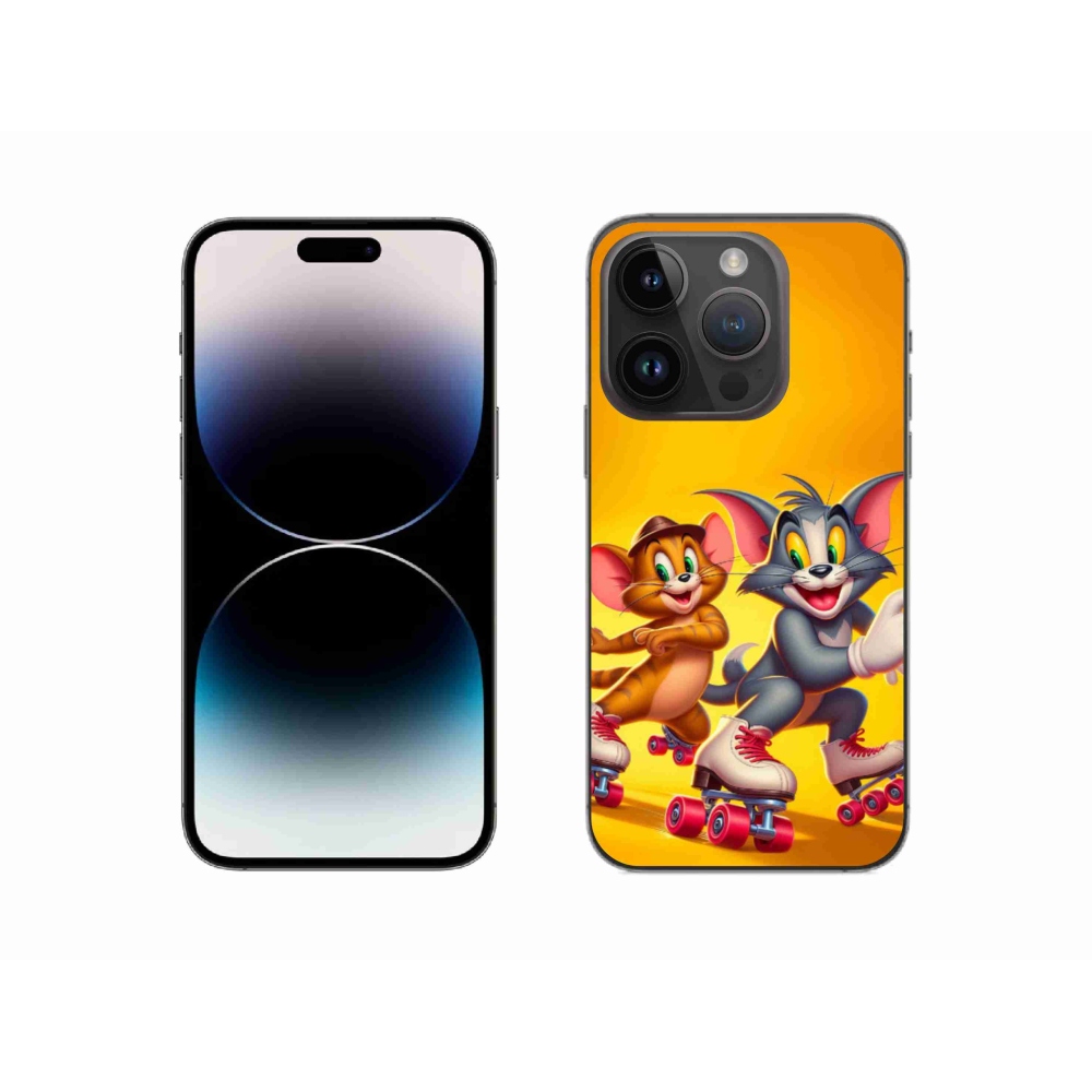 Zselés borítás mmCase iPhone 14 Pro 6.1 készülékhez - tom a jerry