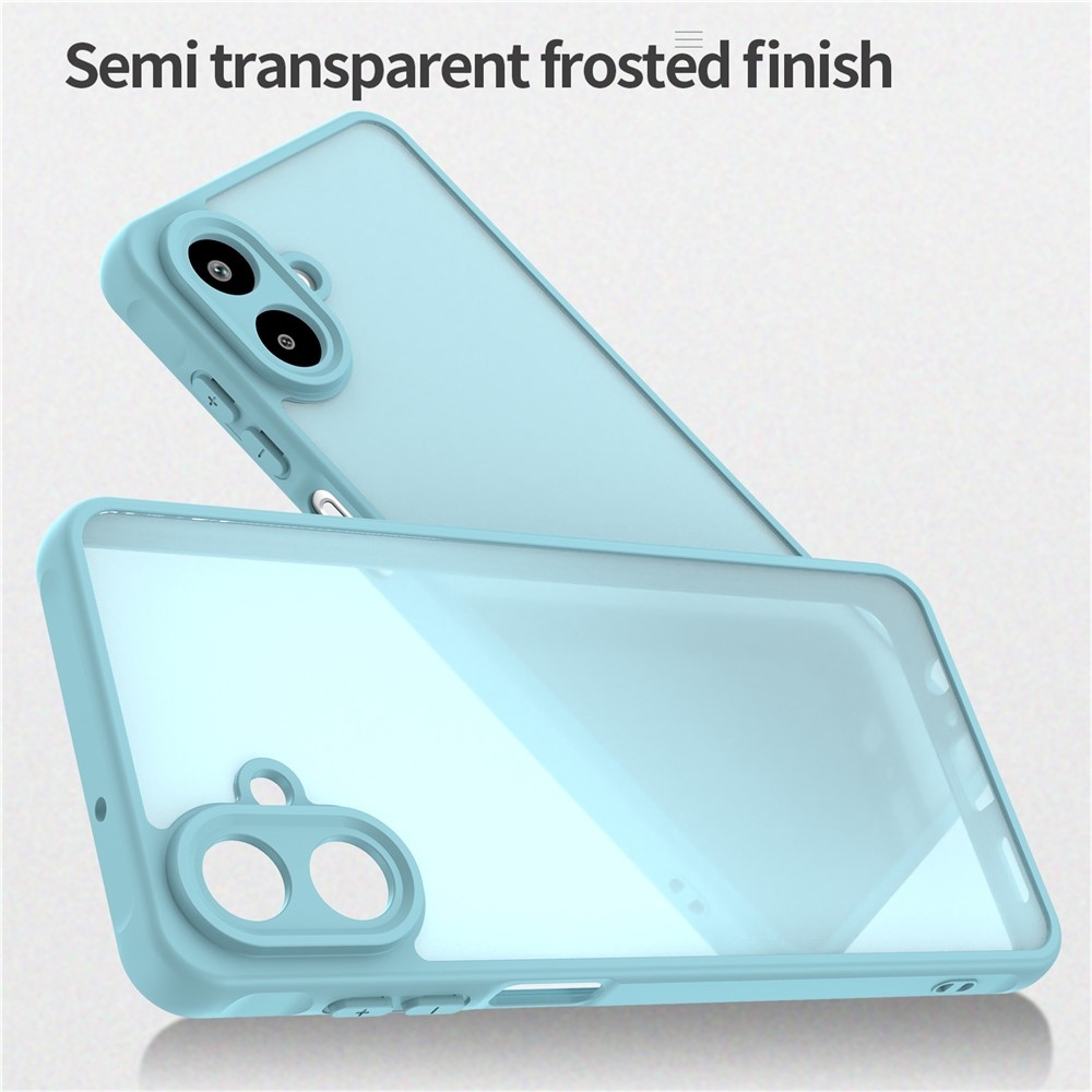 Zselés tok kemény hátlappal Samsung Galaxy A07 4G - világoszöld