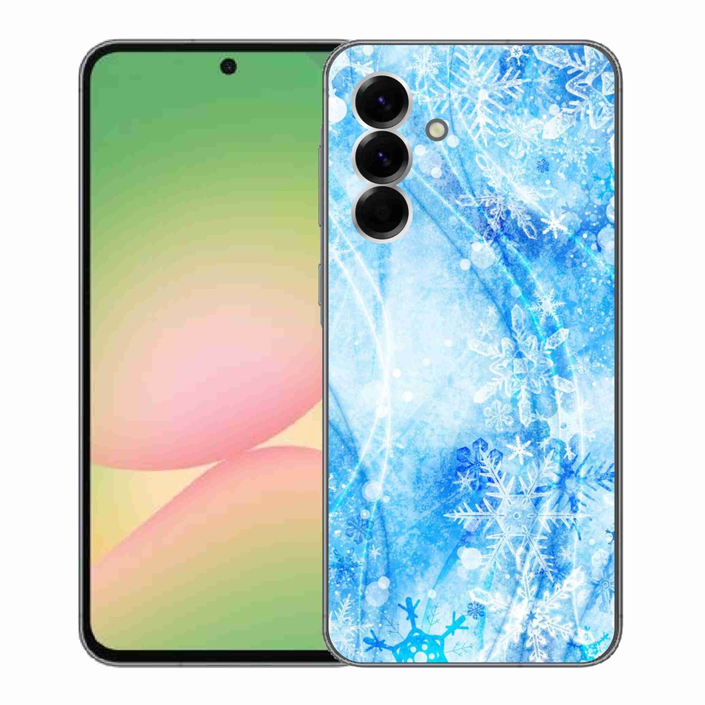 Gél borítás mmCase Samsung Galaxy A56 5G - hópelyhekhez