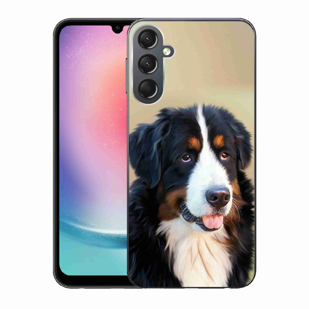 Gél tok mmCase Samsung Galaxy A24 készülékhez - Berni hegyi kutya