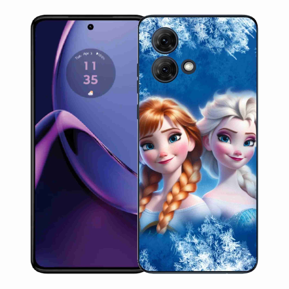 Zselés borítás mmCase a Motorola Moto G84 5G - Ice Kingdom 2 számára