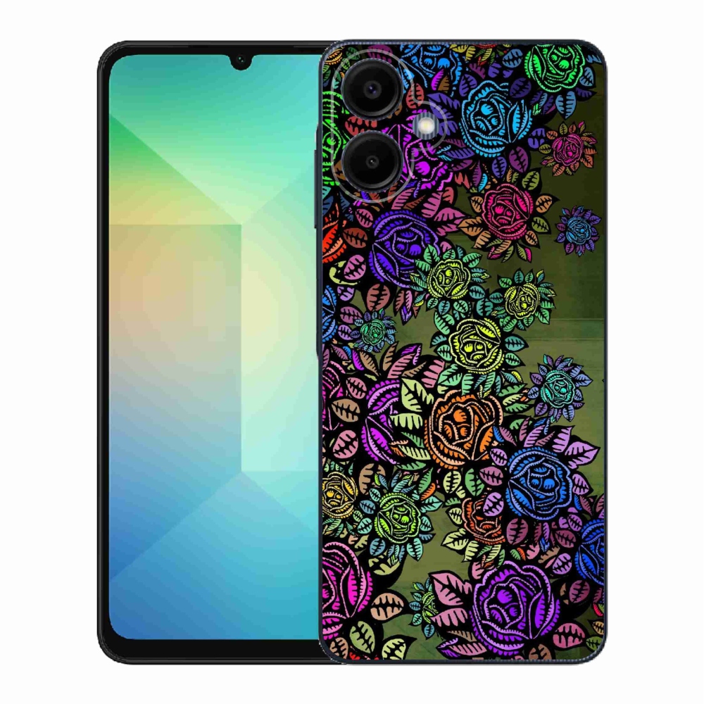 Gél borító mmCase Samsung Galaxy A06 4G - virágok 6