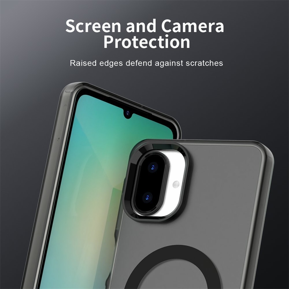 Candy zselés tok MagSafe Samsung Galaxy A07 4G - fekete