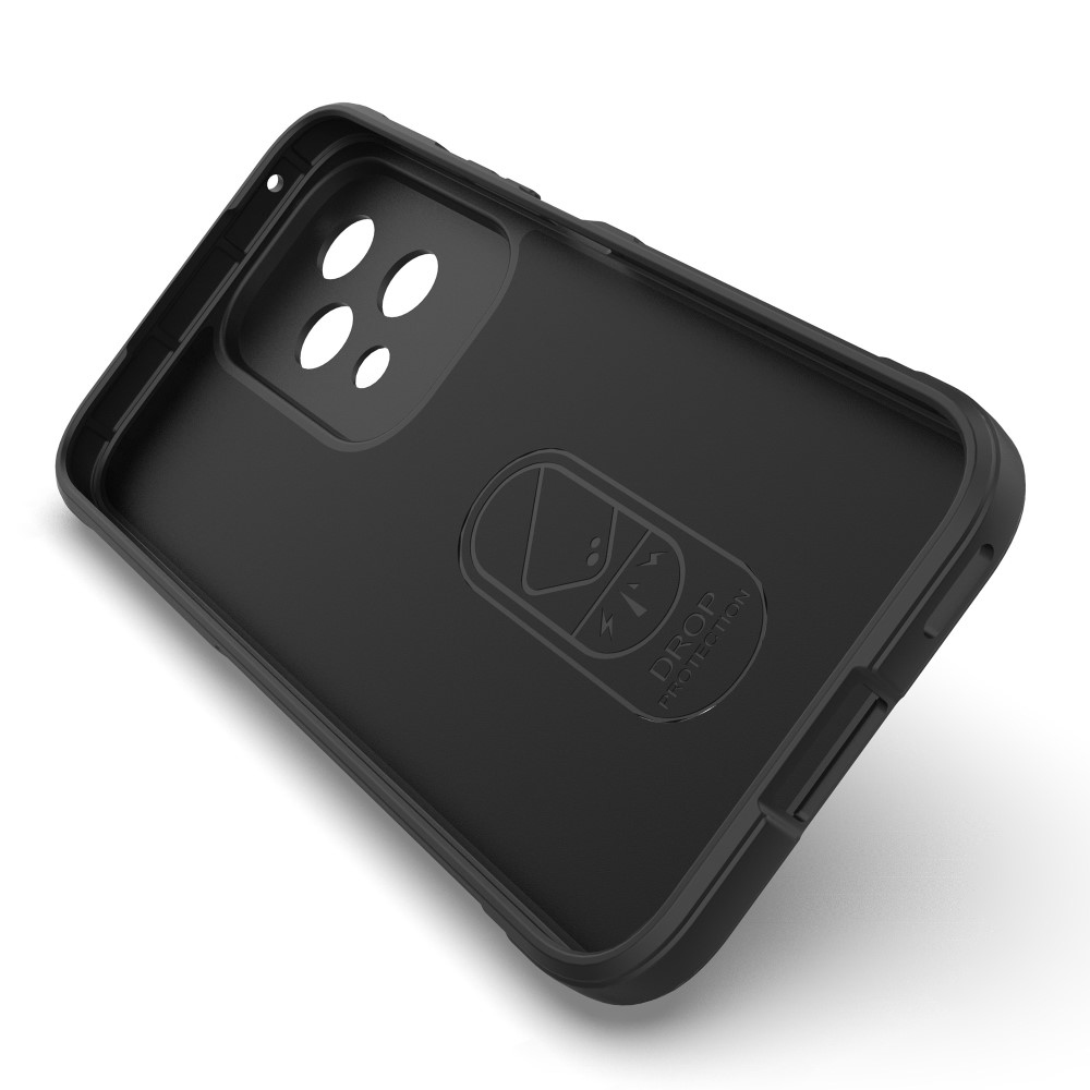 Rugg tartós zselés borítás a Honor 200 Lite 5G készülékhez - fekete