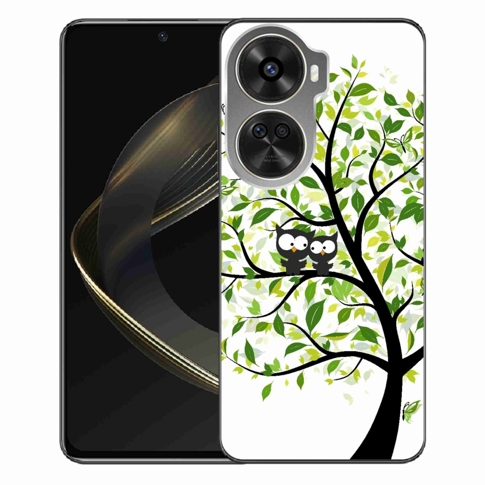 Gél borító mmCase a Huawei Nova 12 SE-hez - baglyok a fán