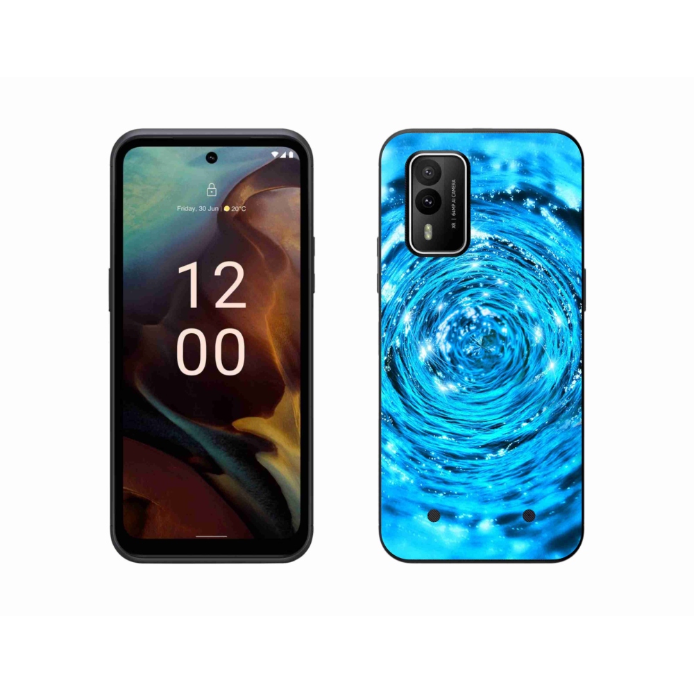 Zselés borítás mmCase a Nokia XR21 készülékhez - water vortex
