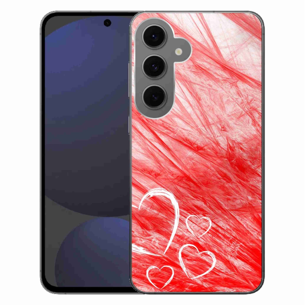 Gél védőhuzat mmCase Samsung Galaxy S24 FE készülékhez - szív