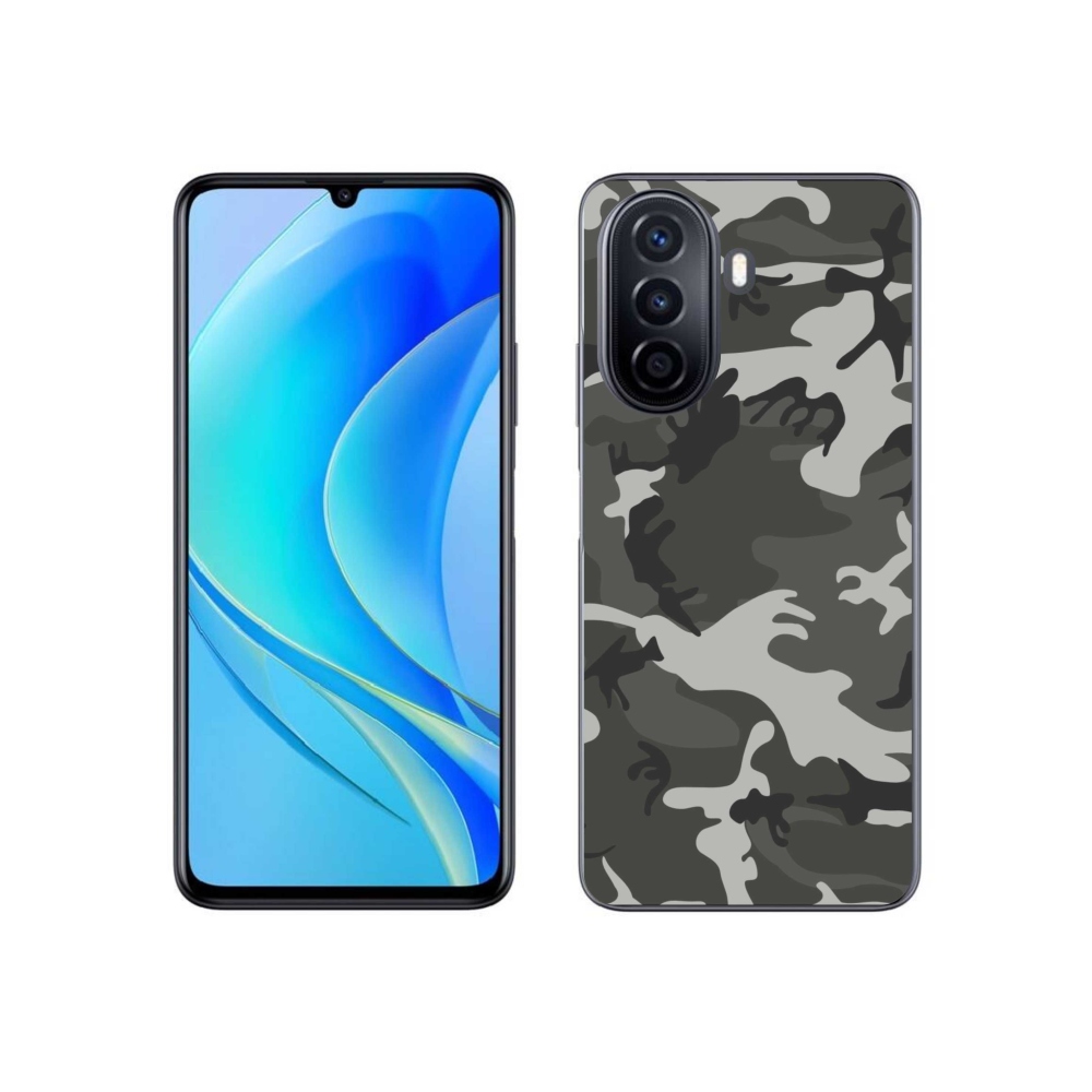 Gél borítás mmCase a Huawei Nova Y70 készülékhez - terepszínű minta
