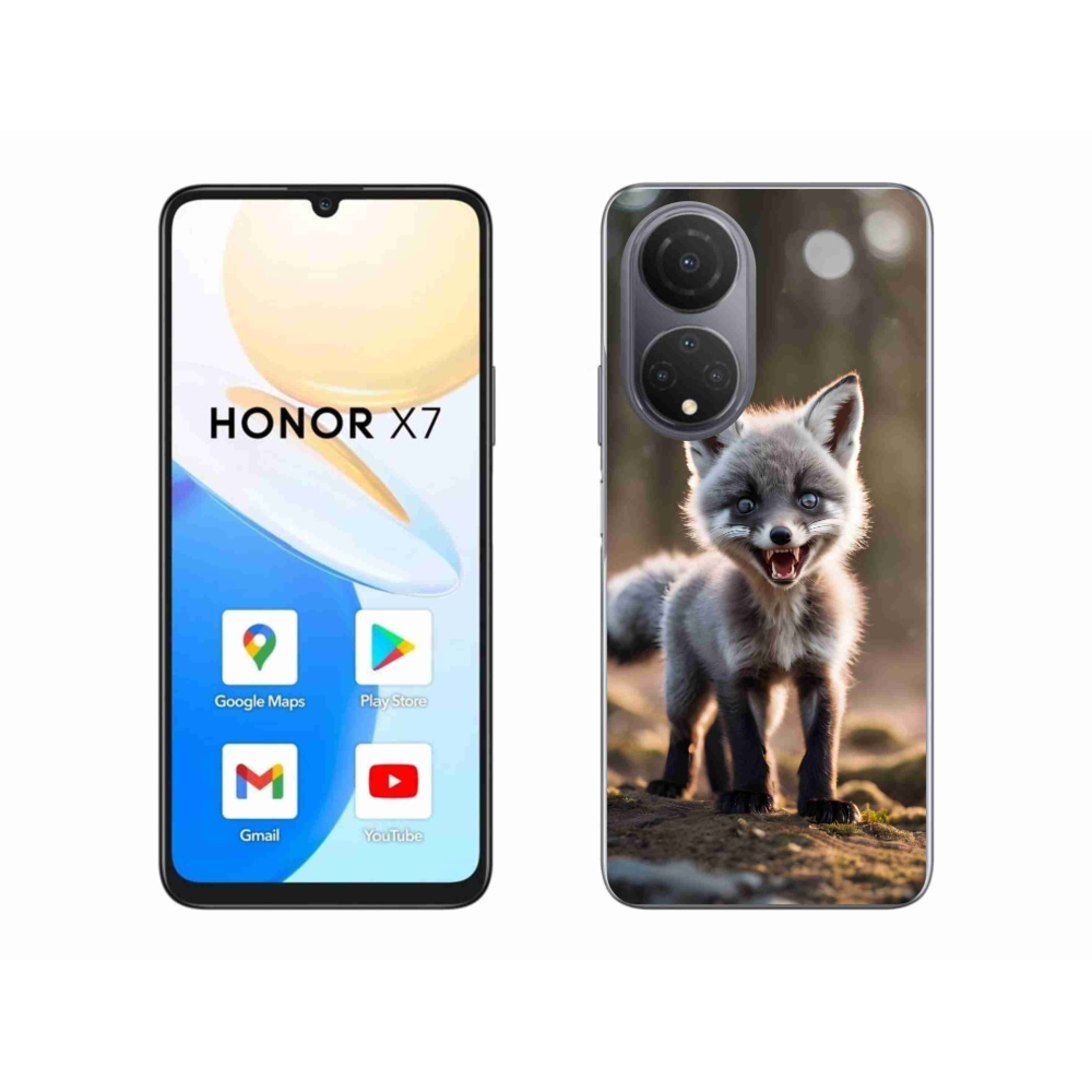 Gél borítás mmCase a Honor X7-hez - angry fox