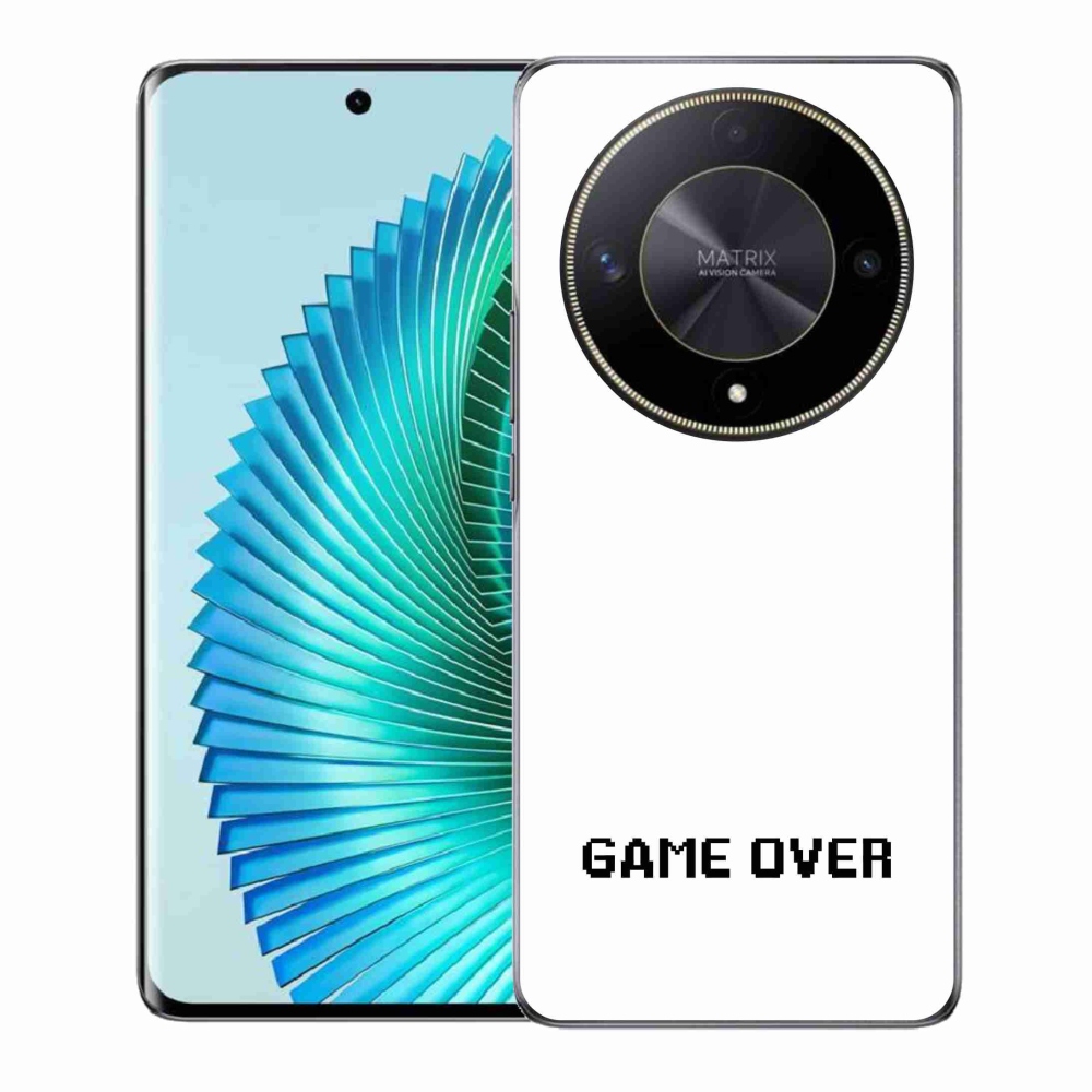 Gél borítás mmCase a Honor Magic 6 Lite 5G számára - játék fehér háttérrel